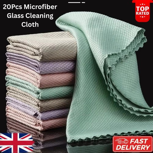 20pcs microfiber glass - 10/20pcs,
