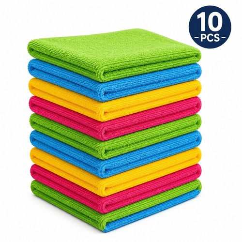 10x microfiber cloth - 40x40, cm