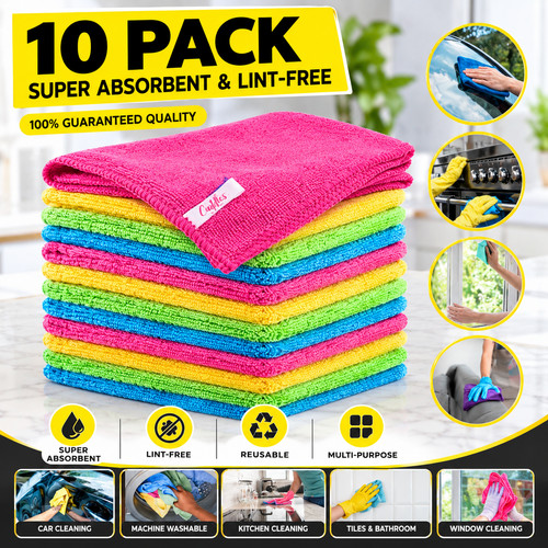 10x microfibre cleaning - 10x,