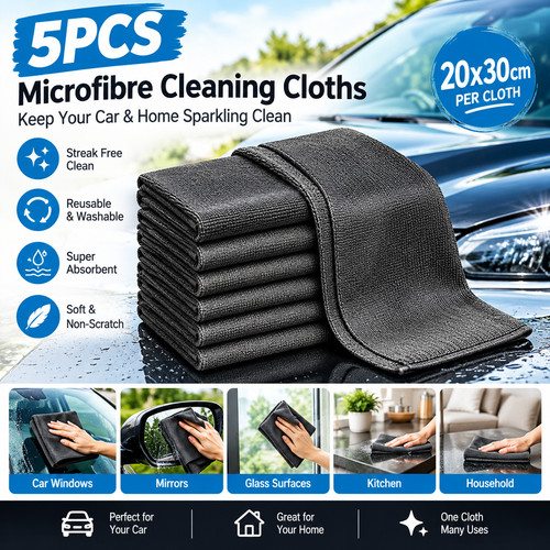 5pcs microfibre cleaning - 5pcs,